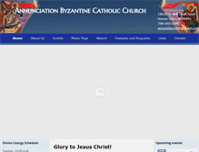 Tablet Screenshot of byzantinecatholic.com