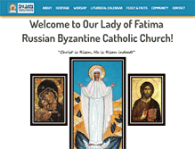 Tablet Screenshot of byzantinecatholic.org